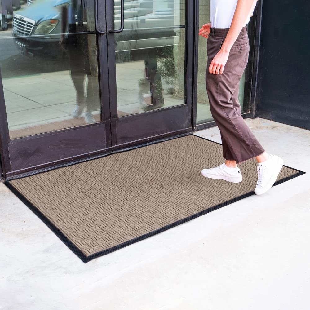 Envelor Door Mat Indoor Outdoor Low Profile Commercial Entryway Rug