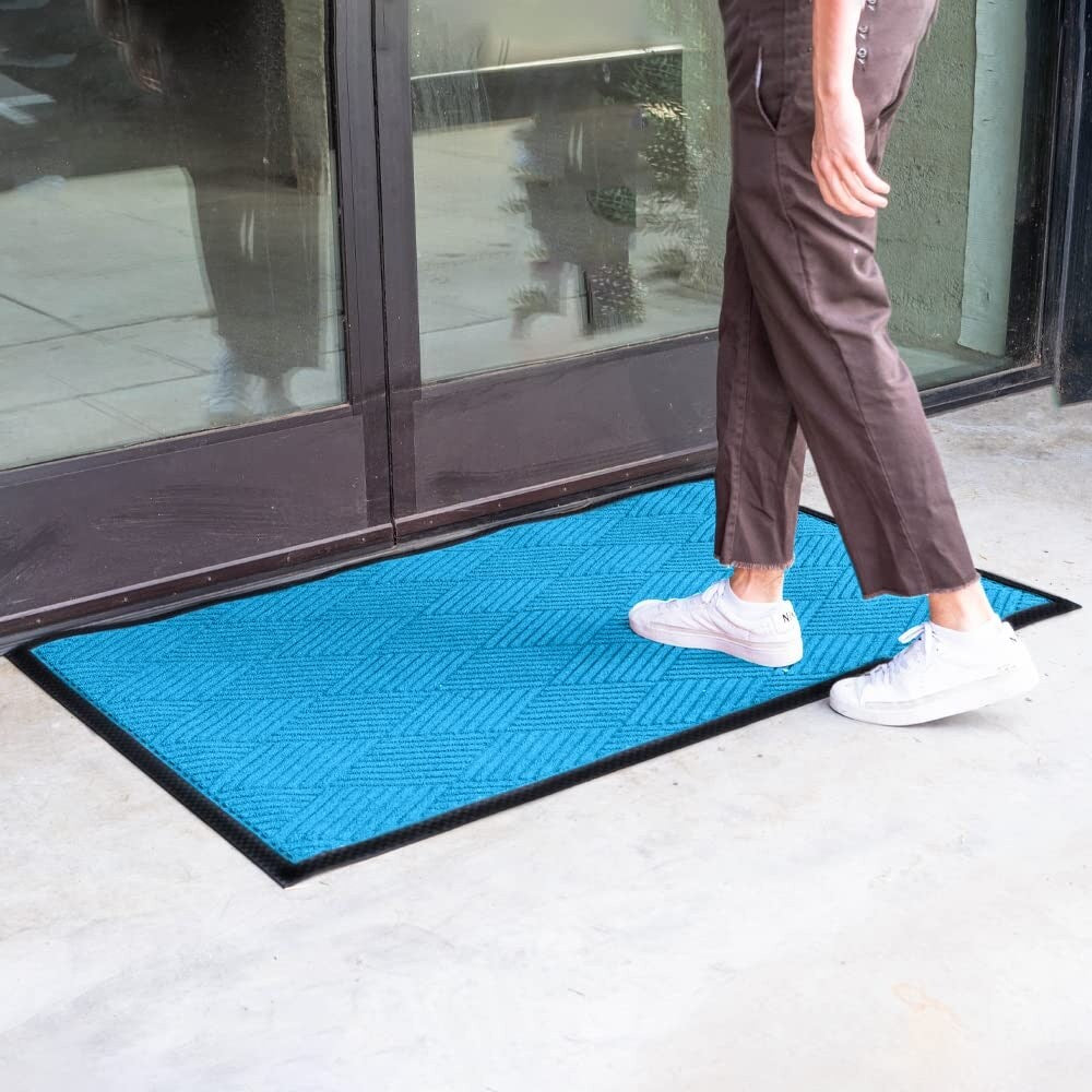 Envelor Door Mat Indoor Outdoor Low Profile Commercial Entryway Rug