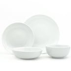 Euro Ceramica 16 Piece / 32 Piece White Essential Porcelain Dinnerware Set