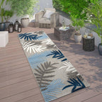 Evora Palm Frond Indoor/Outdoor Area Rug