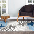 Evora Palm Frond Indoor/Outdoor Area Rug