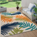 Evora Palm Frond Indoor/Outdoor Area Rug