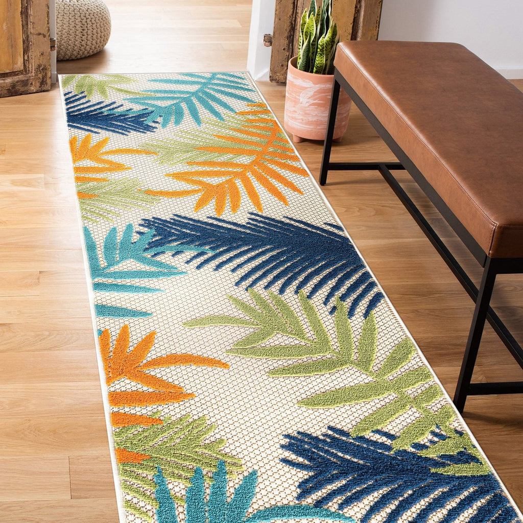 Evora Palm Frond Indoor/Outdoor Area Rug
