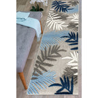 Evora Palm Frond Indoor/Outdoor Area Rug