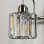 ExBrite Modern Rose Gold 1/2/3/4/5-light Bathroom Dimmable Crystal Vanity Lights Wall Sconces