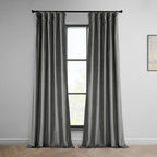 Exclusive Fabrics Heritage Plush Velvet Room Darkening Curtains (1 Panel) Luxury Velvet Curtains for Bedroom & Living Room.