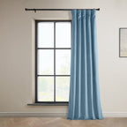 Exclusive Fabrics Heritage Plush Velvet Room Darkening Curtains (1 Panel) Luxury Velvet Curtains for Bedroom & Living Room.
