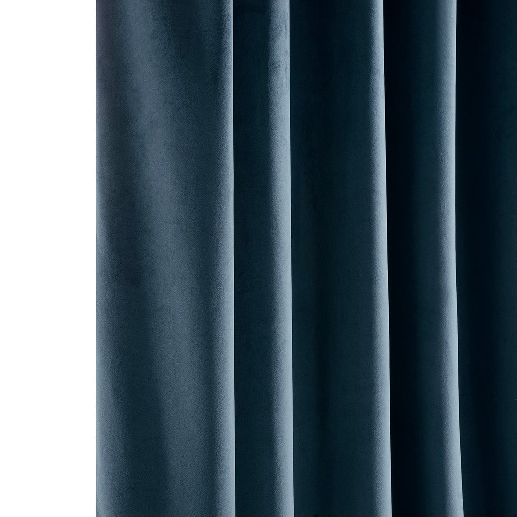 Exclusive Fabrics Heritage Plush Velvet Room Darkening Curtains (1 Panel) Luxury Velvet Curtains for Bedroom & Living Room.