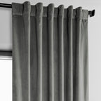 Exclusive Fabrics Heritage Plush Velvet Room Darkening Curtains (1 Panel) Luxury Velvet Curtains for Bedroom & Living Room.