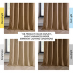 Exclusive Fabrics Heritage Plush Velvet Room Darkening Curtains (1 Panel) Luxury Velvet Curtains for Bedroom & Living Room.