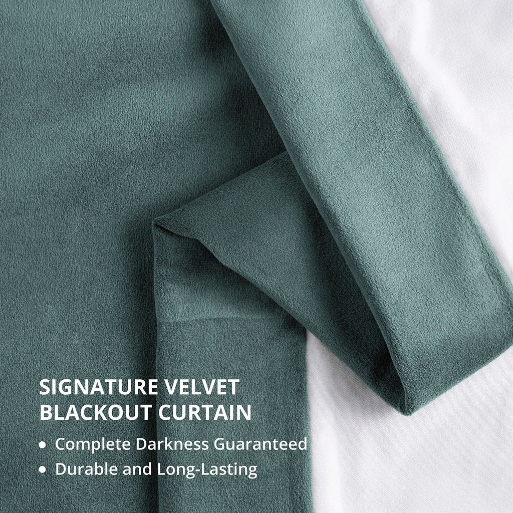 Exclusive Fabrics Signature Blackout Velvet Curtain (1 Panel)