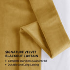 Exclusive Fabrics Signature Blackout Velvet Curtain (1 Panel)