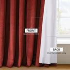 Exclusive Fabrics Signature Blackout Velvet Curtain (1 Panel)