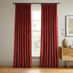 Exclusive Fabrics Signature Blackout Velvet Curtain (1 Panel)