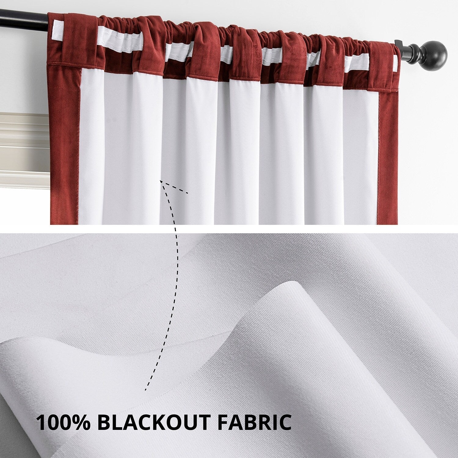 Exclusive Fabrics Signature Blackout Velvet Curtain (1 Panel)