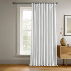 Exclusive Fabrics Signature Extra Wide Blackout Velvet Curtains (1 Panel) - Luxurious Blackout Drapes