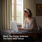 Exclusive Fabrics Signature Extra Wide Blackout Velvet Curtains (1 Panel) - Luxurious Blackout Drapes