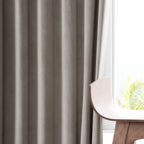 Exclusive Fabrics Signature Plush Velvet Hotel Blackout Curtains (1 Panel) - Luxury Soft Drapery for Light Control & Elegance