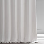 Exclusive Fabrics Signature Plush Velvet Hotel Blackout Curtains (1 Panel) - Luxury Soft Drapery for Light Control & Elegance