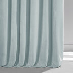 Exclusive Fabrics Signature Plush Velvet Hotel Blackout Curtains (1 Panel) - Luxury Soft Drapery for Light Control & Elegance