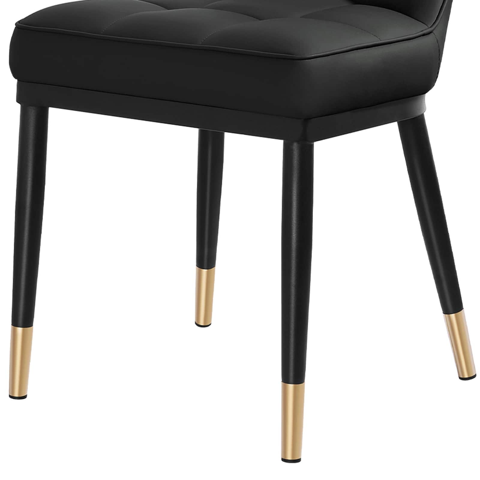 Lot de 2/4 chaises de salle à manger rembourrées en similicuir