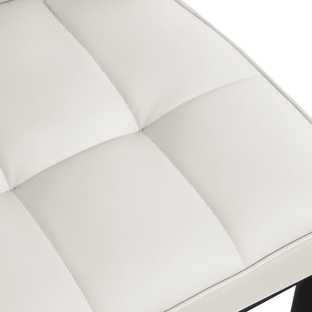 Lot de 2/4 chaises de salle à manger rembourrées en similicuir