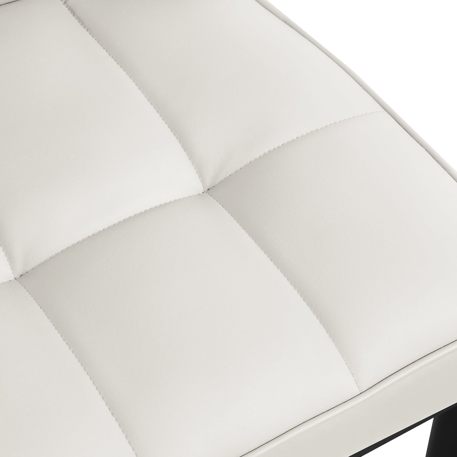 Lot de 2/4 chaises de salle à manger rembourrées en similicuir