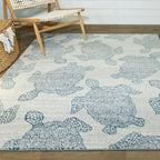 Folse Coastal Turtle Area Rug