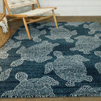 Folse Coastal Turtle Area Rug