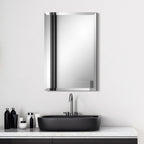 Frameless Beveled Prism Wall Mirror-Square/Rectangluar - Clear