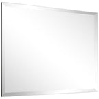 Frameless Beveled Prism Wall Mirror-Square/Rectangluar - Clear