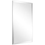 Frameless Beveled Prism Wall Mirror-Square/Rectangluar - Clear