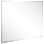 Frameless Beveled Prism Wall Mirror-Square/Rectangluar - Clear
