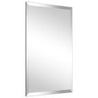 Frameless Beveled Prism Wall Mirror-Square/Rectangluar - Clear