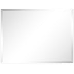 Frameless Beveled Prism Wall Mirror-Square/Rectangluar - Clear
