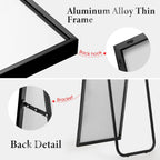 Miroir pleine longueur Grand miroir mural Miroir intégral