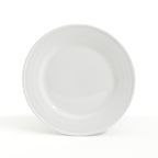 Service de table Gibson Home en céramique blanche, 16 pièces, motif buffet gaufré