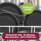 Batterie de cuisine antiadhésive anodisée dure Granitestone Pro Premier 13 pièces