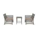 Ensemble de patio bistro en osier Heritage Outdoor 3 pièces