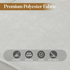 Canapé 3 places rembourré HOOOWOOO Mid-Century avec pieds en bois pour salon