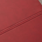 Pouf de rangement rectangulaire rembourré 50,3 x 17,50 x 18 po - Similicuir