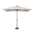 Parasol inclinable rectangulaire à bouton-poussoir SimplyShade Catalina de 10 pieds