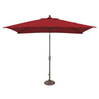 Parasol inclinable rectangulaire à bouton-poussoir SimplyShade Catalina de 10 pieds