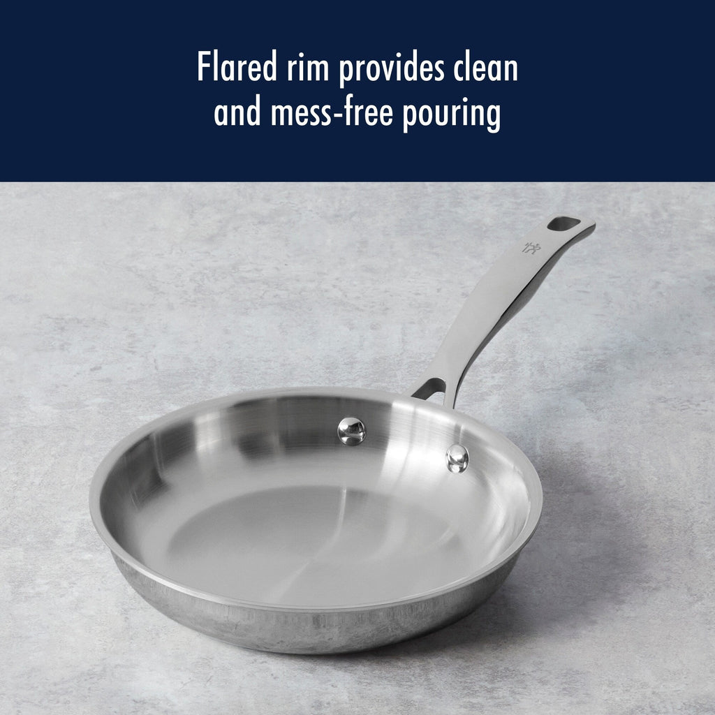 Batterie de cuisine en acier inoxydable Henckels Clad H3 10 pièces