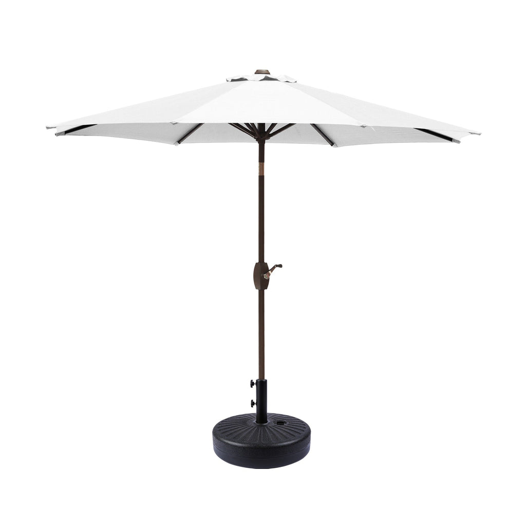Parasol de patio Holme de 9 pieds et support de base