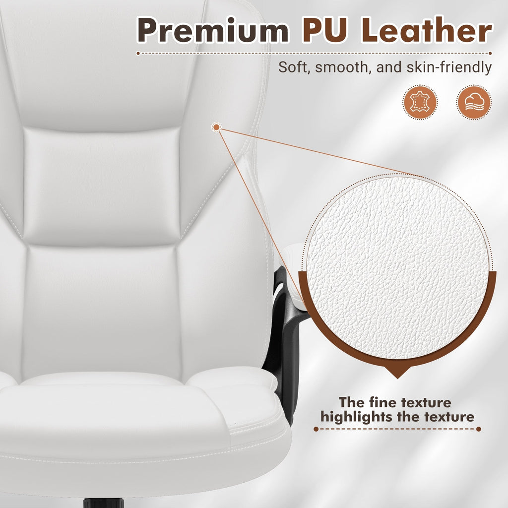 Chaise de bureau ergonomique Homall à dossier haut