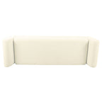 Banc de rangement moderne Sherpa avec pieds en bois HomePop