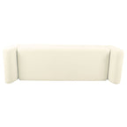 Banc de rangement moderne Sherpa avec pieds en bois HomePop