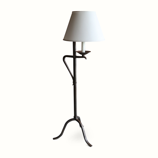 Lampadaire en fer forgé