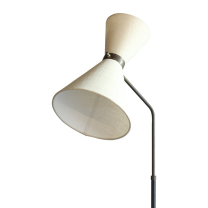Lampadaire pivotant vintage en fer avec abat-jour Diablo